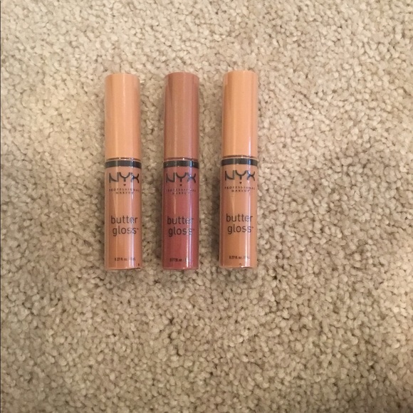 NYX Other - NWT Set of 3 NYX Butter Gloss Lip Gloss